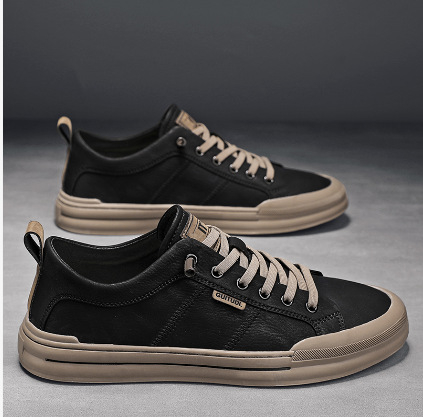 Pantofi sport pentru bărbați 2023 toamna nouă la modă pantofi bărbați populari albi pantofi casual pentru bărbați pantofi albi pantofi simpli cu panouri pentru bărbați