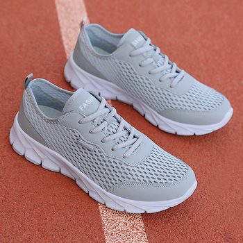 Pantofi de vară pentru bărbați, pantofi respirabili din plasă, pantofi sport cu talpă moale din plasă, pantofi sport ușori de călătorie și de alergare