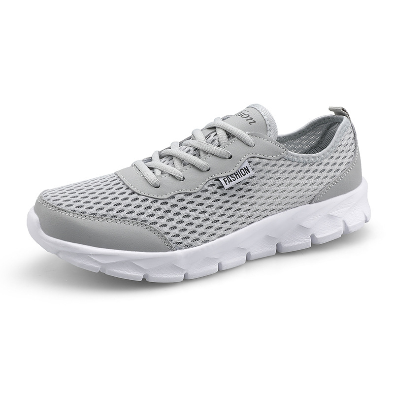 Pantofi de vară pentru bărbați, pantofi respirabili din plasă, pantofi sport cu talpă moale din plasă, pantofi sport ușori de călătorie și de alergare