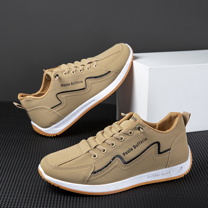 Pantofi bărbătești 2024 toamna nouă pantofi sport casual respirabili și versatili pentru bărbați, pantofi sport roșii, pantofi bărbătești en-gros