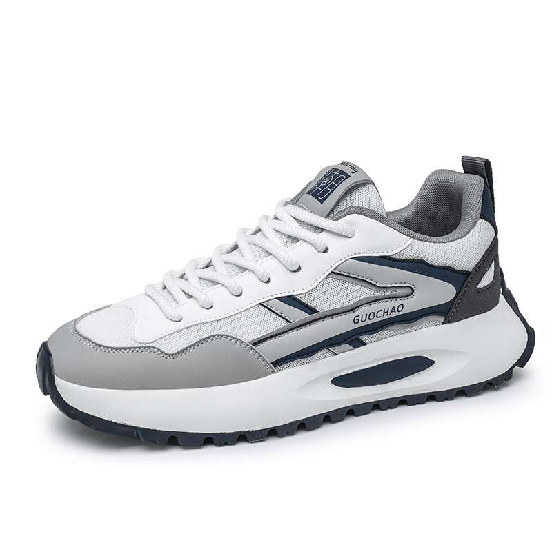 2025 kora tavaszi külkereskedelmi új férfi cipők, csúszásmentes, kopásálló, puha talpú, alkalmi cipők, divatos futócipők férfiaknak