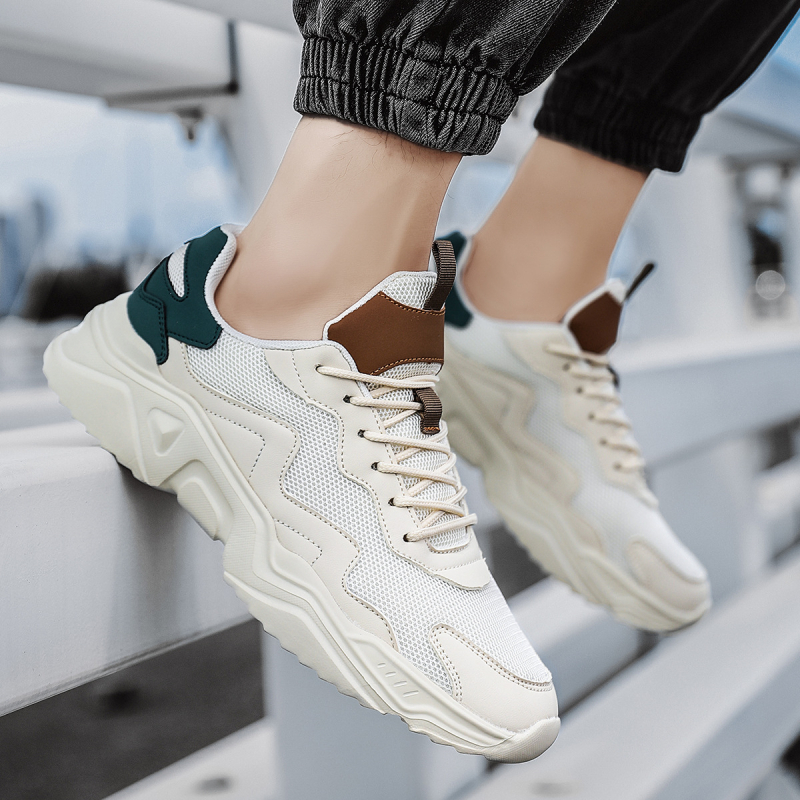 Παπούτσια Mesh Άνοιξη και Καλοκαίρι 2025 Amazon Dad Shoes Αθλητικά Παπούτσια Ζευγαριού Φοιτητικά Παπούτσια με Χοντρές Σόλες για Τρέξιμο Ανδρικά και Γυναικεία Παπούτσια Ταξιδιού Χονδρική