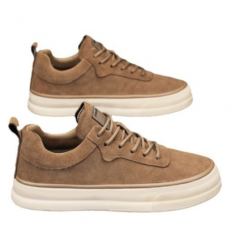 Pantofi de toamnă pentru bărbați, pantofi casual Joker, pantofi retro pentru bărbați, pantofi din piele întoarsă, talpă groasă, impermeabili, Xuheng, 5 sezoane