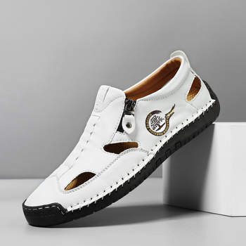 Határokon átnyúló robbanások férfi szandálok robbanások öltés papucsok strandcipők kültéri sportok szélálló kopásálló plus size lélegző férfi cipők