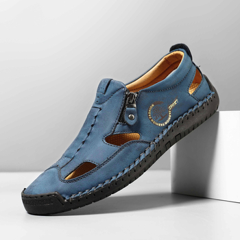 Határokon átnyúló robbanások férfi szandálok robbanások öltés papucsok strandcipők kültéri sportok szélálló kopásálló plus size lélegző férfi cipők