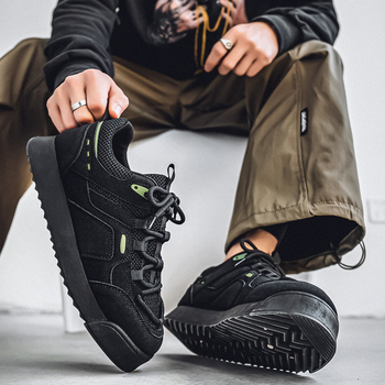 Pantofi sport Forrest Gump Mesh pentru primăvara anului 2025, pantofi sport casual pentru bărbați, cu toc scăzut, albi, la modă