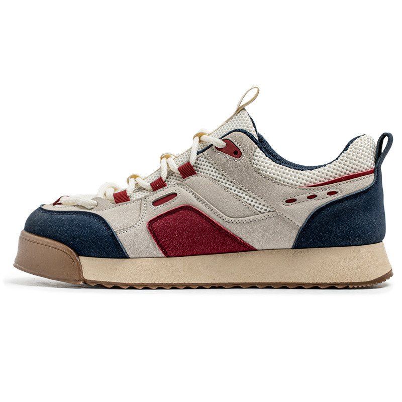 Pantofi sport Forrest Gump Mesh pentru primăvara anului 2025, pantofi sport casual pentru bărbați, cu toc scăzut, albi, la modă