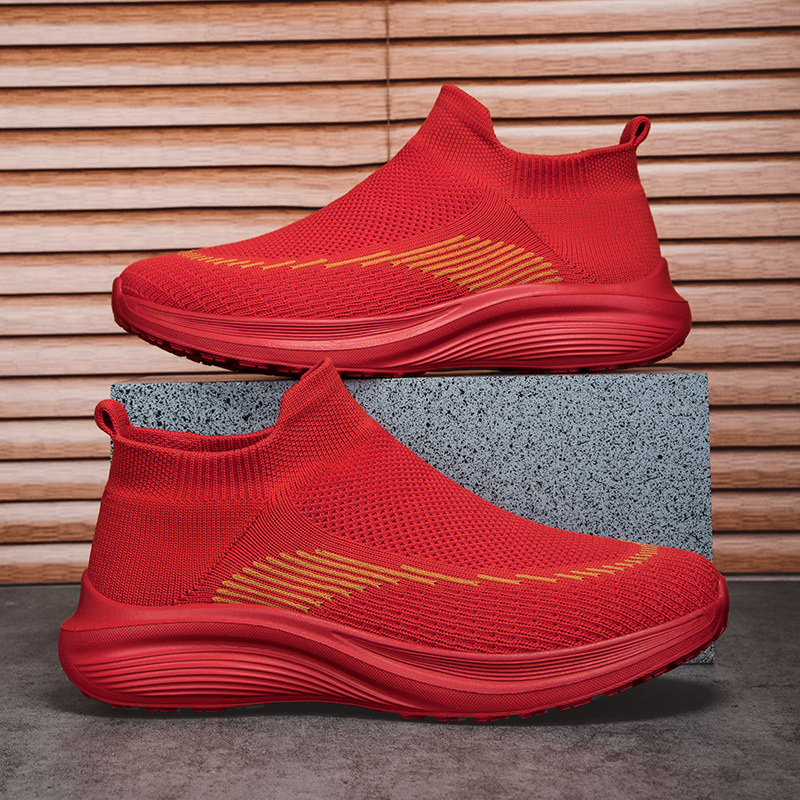 Pantofi sport din plasă țesută pentru primăvara 2024, mărime mare, pantofi casual pentru bărbați, pantofi din plasă, pantofi elastici pentru cupluri, pantofi sport din plasă