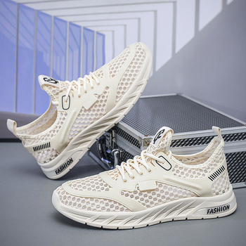 Pantofi sport pentru bărbați cu plasă Explosion, vară, pantofi respirabili, la modă, de vară, subțiri și goale, pantofi casual, pantofi sport, en-gros pentru bărbați