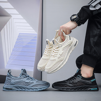 Pantofi sport pentru bărbați cu plasă Explosion, vară, pantofi respirabili, la modă, de vară, subțiri și goale, pantofi casual, pantofi sport, en-gros pentru bărbați