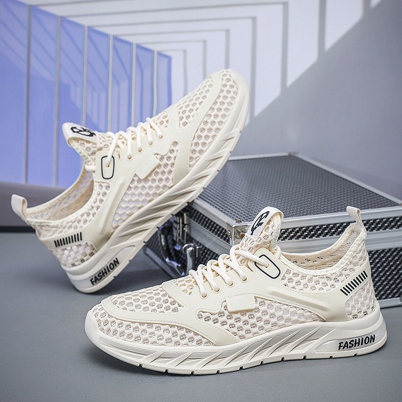 Pantofi sport pentru bărbați cu plasă Explosion, vară, pantofi respirabili, la modă, de vară, subțiri și goale, pantofi casual, pantofi sport, en-gros pentru bărbați