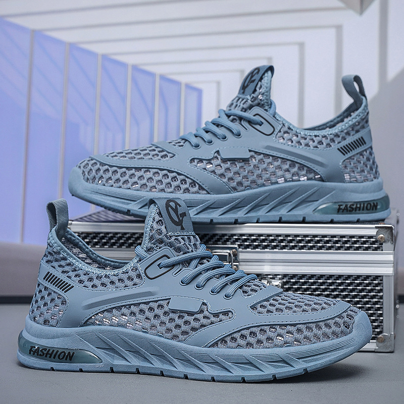 Pantofi sport pentru bărbați cu plasă Explosion, vară, pantofi respirabili, la modă, de vară, subțiri și goale, pantofi casual, pantofi sport, en-gros pentru bărbați