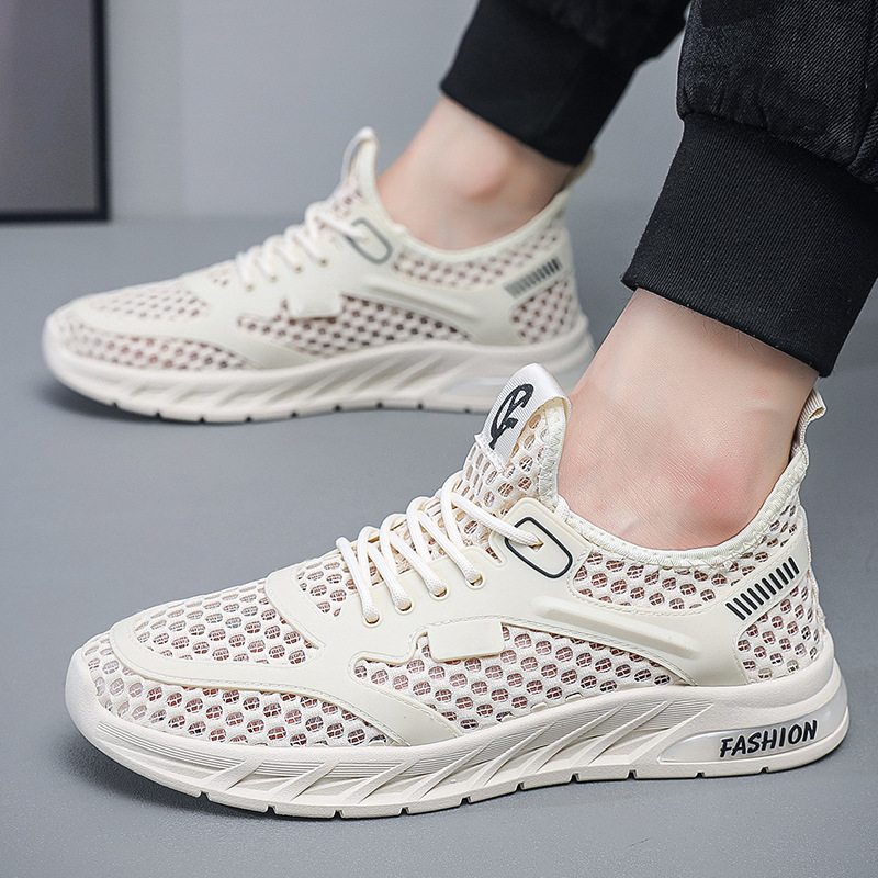 Pantofi sport pentru bărbați cu plasă Explosion, vară, pantofi respirabili, la modă, de vară, subțiri și goale, pantofi casual, pantofi sport, en-gros pentru bărbați