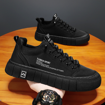 Vīriešu apavi Vasaras uzvelkamie sporta ikdienas plakanie apavi Vīriešu ledus zīda auduma apavi Vasaras darba melni darba aizsardzības moderni apavi