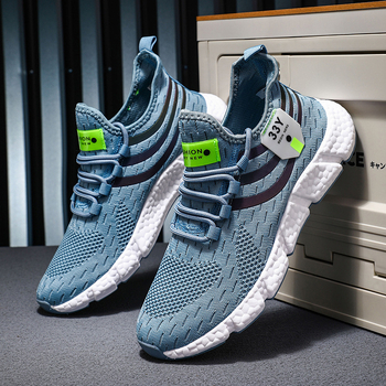 Letné bežecké topánky pre páry s 14-farebnou priedušnou sieťovinou, cezhraničnou veľkosťou, s veľkou podrážkou, ľahké, s popcorn podrážkou
