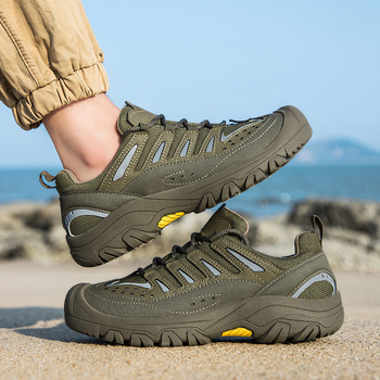 Pantofi sport casual pentru bărbați, pantofi de drumeție în aer liber, pantofi de primăvară și toamnă noi, respirabili, de dimensiuni mari, cu mânecă joasă, pentru bărbați
