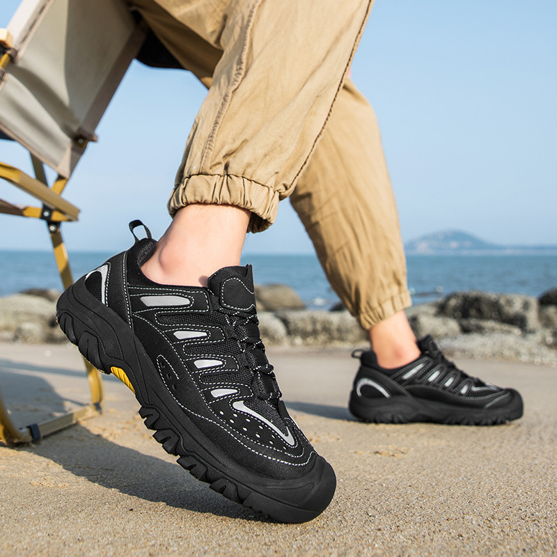 Pantofi sport casual pentru bărbați, pantofi de drumeție în aer liber, pantofi de primăvară și toamnă noi, respirabili, de dimensiuni mari, cu mânecă joasă, pentru bărbați