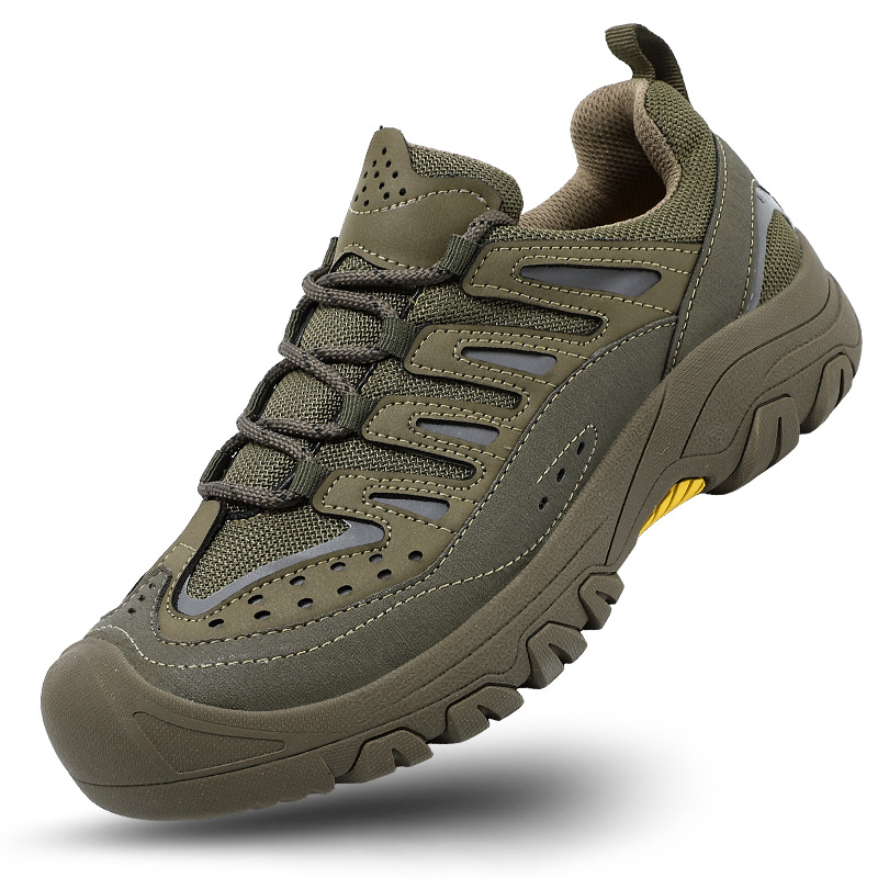 Pantofi sport casual pentru bărbați, pantofi de drumeție în aer liber, pantofi de primăvară și toamnă noi, respirabili, de dimensiuni mari, cu mânecă joasă, pentru bărbați