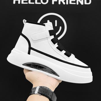 Suurendatud paksu tallaga kõrged kingad meestele 2024. aasta sügise uued kõrged laudkingad sisemised suurenenud meeste kingad noortele hingavad kõrged kingad