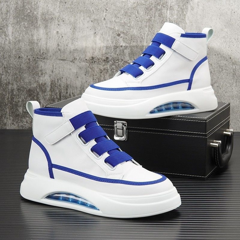 Suurendatud paksu tallaga kõrged kingad meestele 2024. aasta sügise uued kõrged laudkingad sisemised suurenenud meeste kingad noortele hingavad kõrged kingad