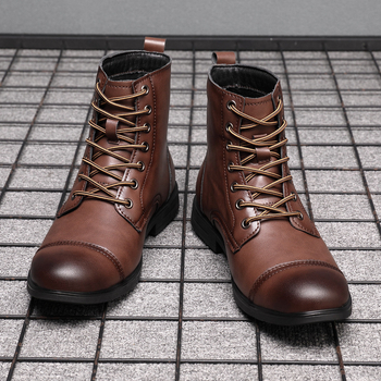 Sügis- ja talvesaapad, suured teravatipulised nahksaapad, kõrged Briti meestekingad, Rüütlisaapad, retro Rüütli stiil