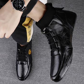 Ψηλά Ανδρικά Παπούτσια Broken Size, Χειμερινά Ζεστά Βαμβακερά Παπούτσια με Φόδρα από Φλις, Παπούτσια Casual, Μοντέρνα Παπούτσια, Ανδρικές Μπότες Εργασίας