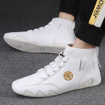 Ψηλά Ανδρικά Παπούτσια Broken Size, Χειμερινά Ζεστά Βαμβακερά Παπούτσια με Φόδρα από Φλις, Παπούτσια Casual, Μοντέρνα Παπούτσια, Ανδρικές Μπότες Εργασίας