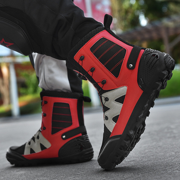 Tehase mootorrattasõidujalatsid meestele ja naistele Four Seasons mood maastikumootorratta saapad võidusõiduks talveks suveks mootorratta reisivarustus