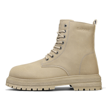 Jesenné pánske topánky Martin Boots z britského štýlu, vysoké členkové čižmy v ležérnom štýle National Tide v hongkonskom štýle, moderné motocyklové topánky