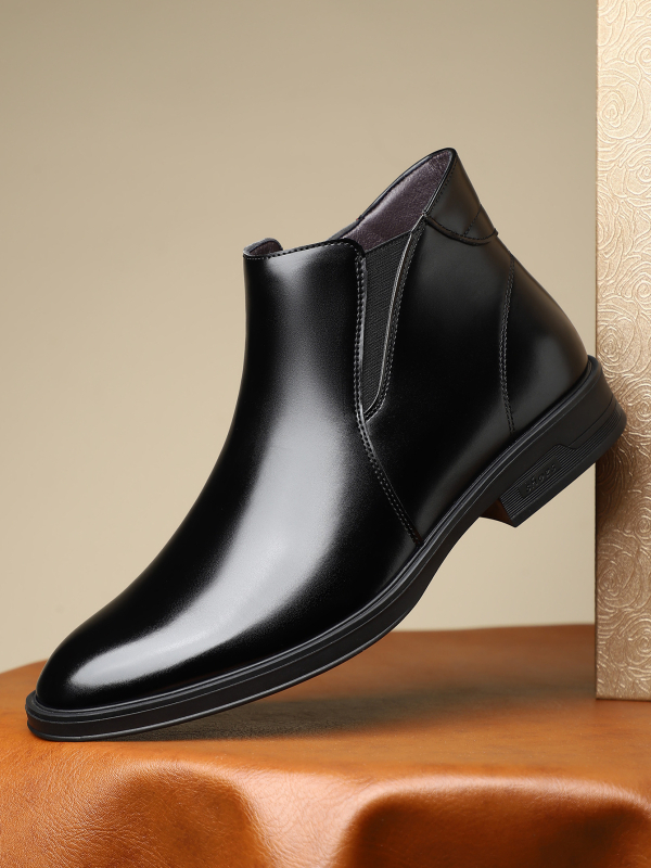 Pánske spoločenské čižmy v britskom štýle, ležérne nízke špicaté martinské čižmy na jeseň a zimu, univerzálne chelsea čižmy