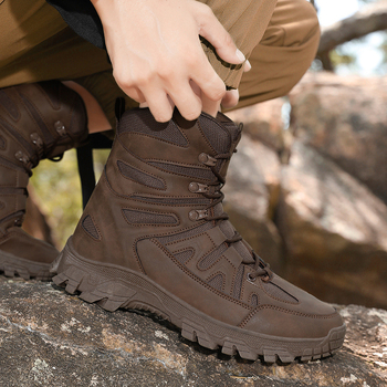 Ghete militare de mărime mare pentru comerț exterior, ghete tactice pentru antrenament pe teren, ghete de luptă, ghete pentru alpinism în aer liber, ghete de deșert, ghete de drumeție