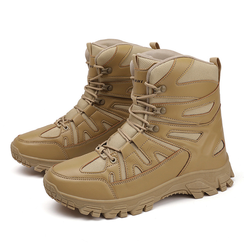 Ghete militare de mărime mare pentru comerț exterior, ghete tactice pentru antrenament pe teren, ghete de luptă, ghete pentru alpinism în aer liber, ghete de deșert, ghete de drumeție