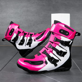 Παπούτσια μοτοσικλέτας απευθείας από το εργοστάσιο του 2023, αντιολισθητικά, εξοπλισμός αγώνων μοτοσικλέτας Four Seasons για άνδρες, μπότες μοτοσικλέτας Knight