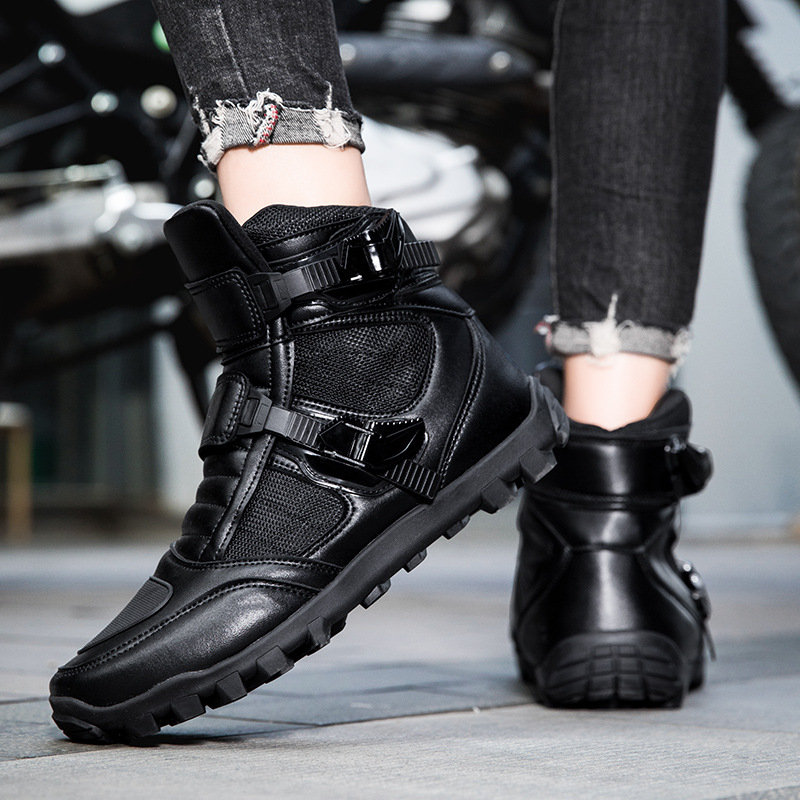 Piiriülesed uued pluss-suuruses kõrge säärega mootorrattakingad meeste mootorrattakingad maanteerattasõidukingad võidusõidukingad õues rattasõidusaapad