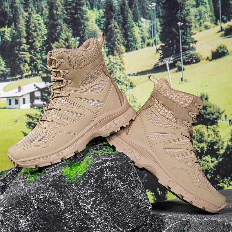 Pantofi de drumeție în stoc din fabrică, pantofi de drumeție ușori, respirabili, pantofi de alergare pe traseu în aer liber, pantofi de călătorie, cizme de luptă, cizme tactice