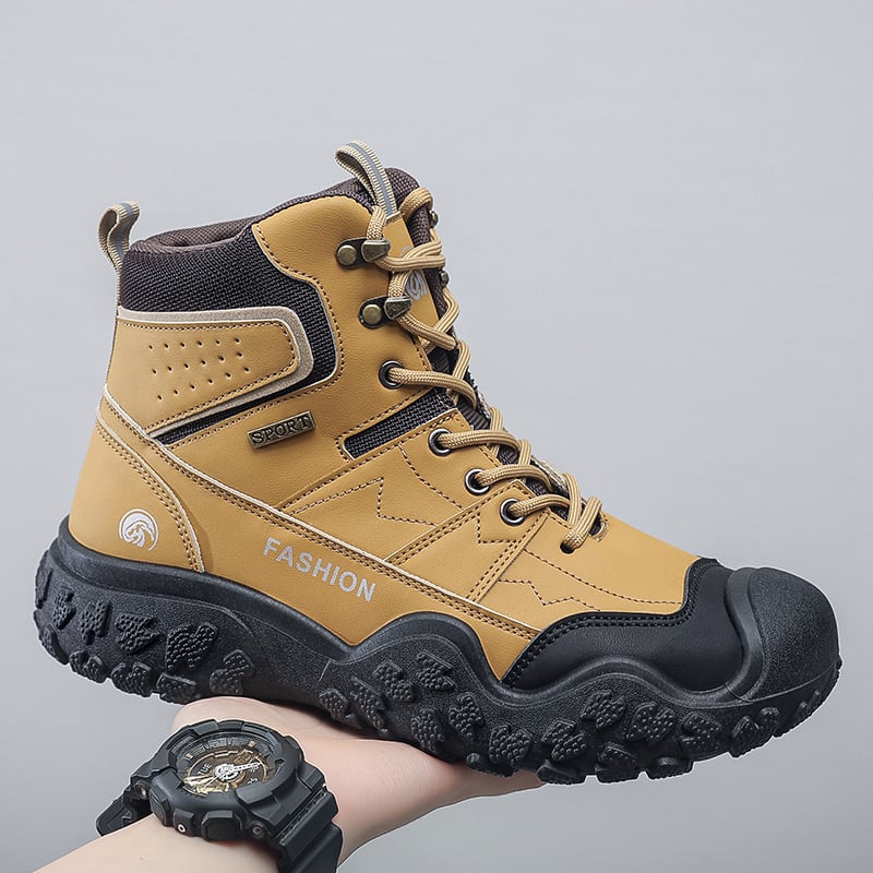 Pantofi de drumeție pentru bărbați, Crossborder 47, antiderapanți, toamna și iarna, mărime plus, pantofi de lucru pentru bărbați, cizme de lucru vintage britanice