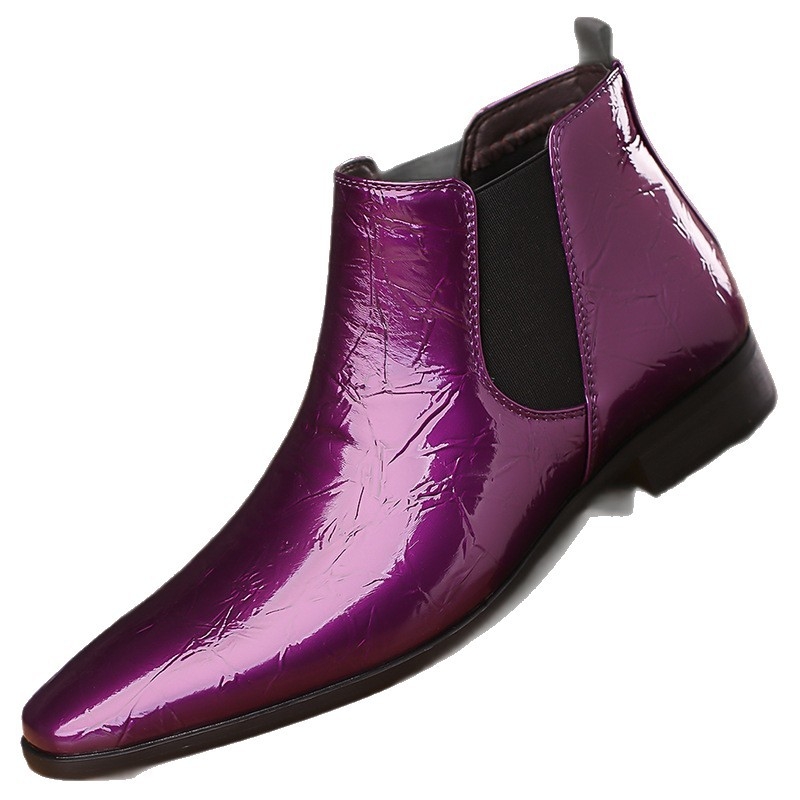 Meeste kingad, suured suurused, üle riigi, Chelsea saapad, meeste kevad-, sügis- ja talvenahast saapad, terava ninaga, Briti stiilis kõrge säärega Martini saapad