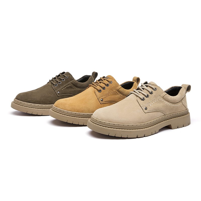Pantofi sport din piele naturală pentru bărbați, pantofi sport cu talpă groasă și cap mare, model nou, model 2024