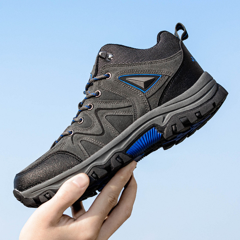 2023 Žiemos sportiniai lauko sniego batai su vilnos pamušalu, šilti medvilniniai batai, neperpučiami, suvarstomi, atsparūs dėvėjimuisi, lauko žygio batai, urmu