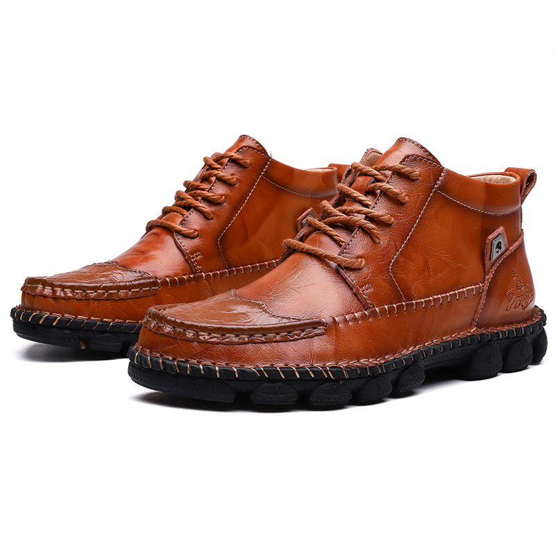 Wish2020 Φθινοπωρινές Μπότες Martin για Υπαίθριες Πεζοπορίες, Παπούτσια, Μπότες Εργασίας, Μοντέρνα Παπούτσια, Μεσαίου Μεγέθους, Παπούτσια Πεζοπορίας, Ανδρικά, Ολόσωμα Μαλλιά
