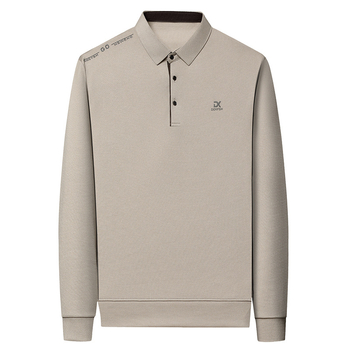 Vīriešu polo krekls ar garām piedurknēm, biznesa ikdienas kleita, modes krekls, T-krekls, vīriešu krekls ar garām piedurknēm