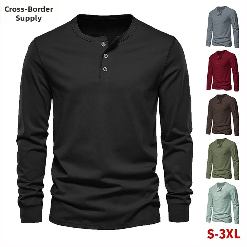 Tricou cu mânecă lungă pentru bărbați Cross-Border, stil american pentru tineri, material tip bird-eye, cu uscare rapidă, respirabil, sport, tricou de bază