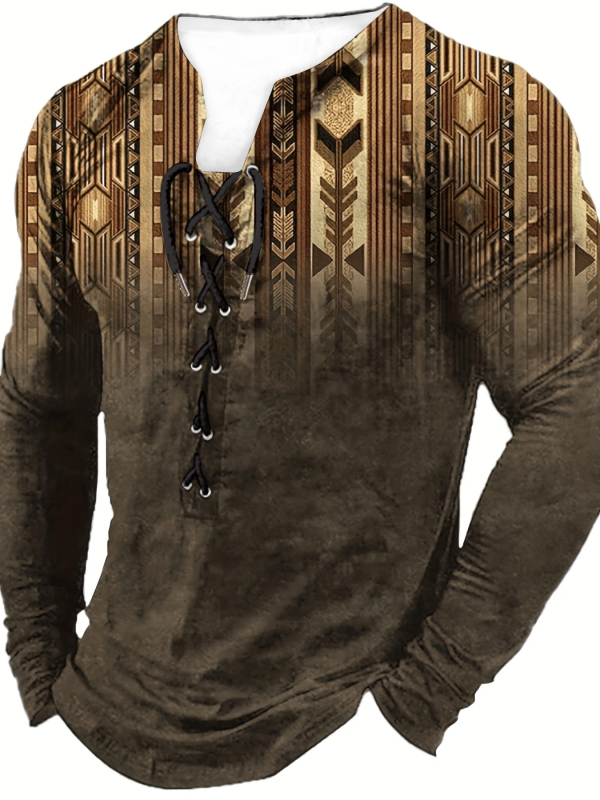 Sõltumatu jaama Amazoni piiriülene meeste õues kasutatav retrohõnguline kapuutsiga pikkade varrukatega T-särk sügisvärvides vabaaja topp