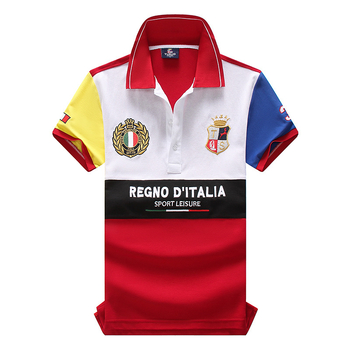 Uus lühikeste varrukatega meeste polosärk, ülikoolistiilis, eliit, vabaaja spordiriided, tikandiga, puhas puuvill, Euroopa suurus, Itaalia