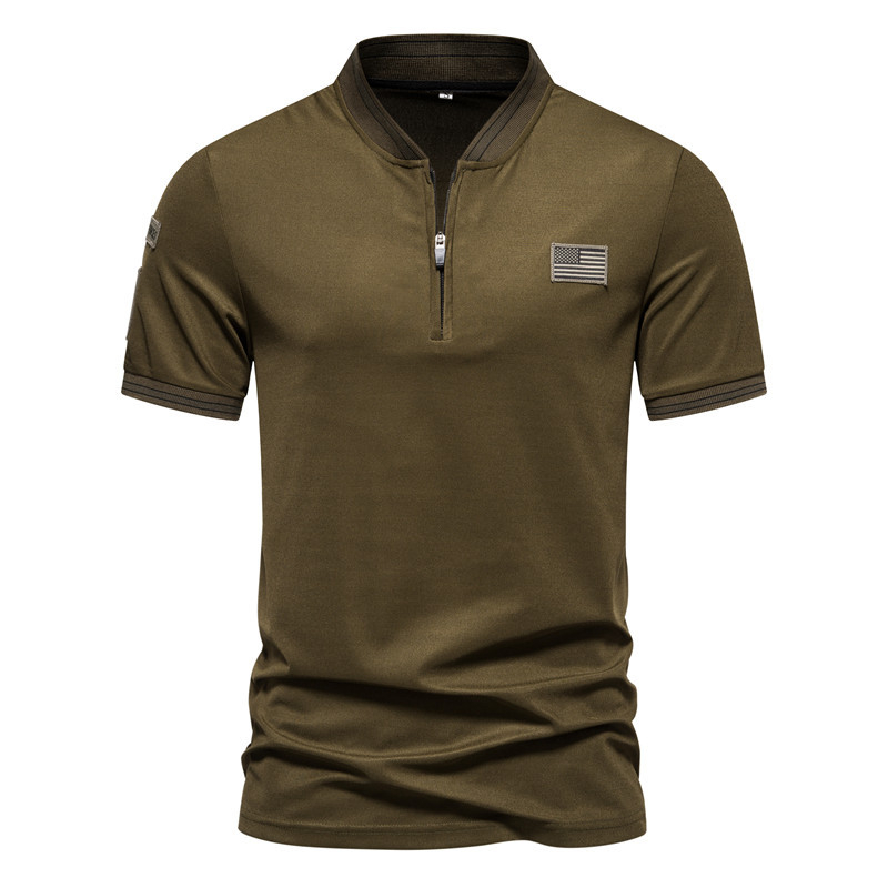 Tricou polo pentru bărbați de vară pentru comerț exterior, cu imprimeu militar, câmp de luptă 1815-PL908-F35