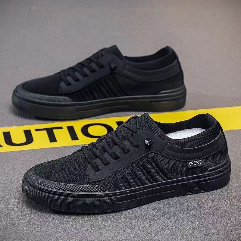 Pantofi sport pentru bărbați, cu talpă moale, respirabili, cu talpă joasă, pentru primăvară și vară, leneși, fără slip-on