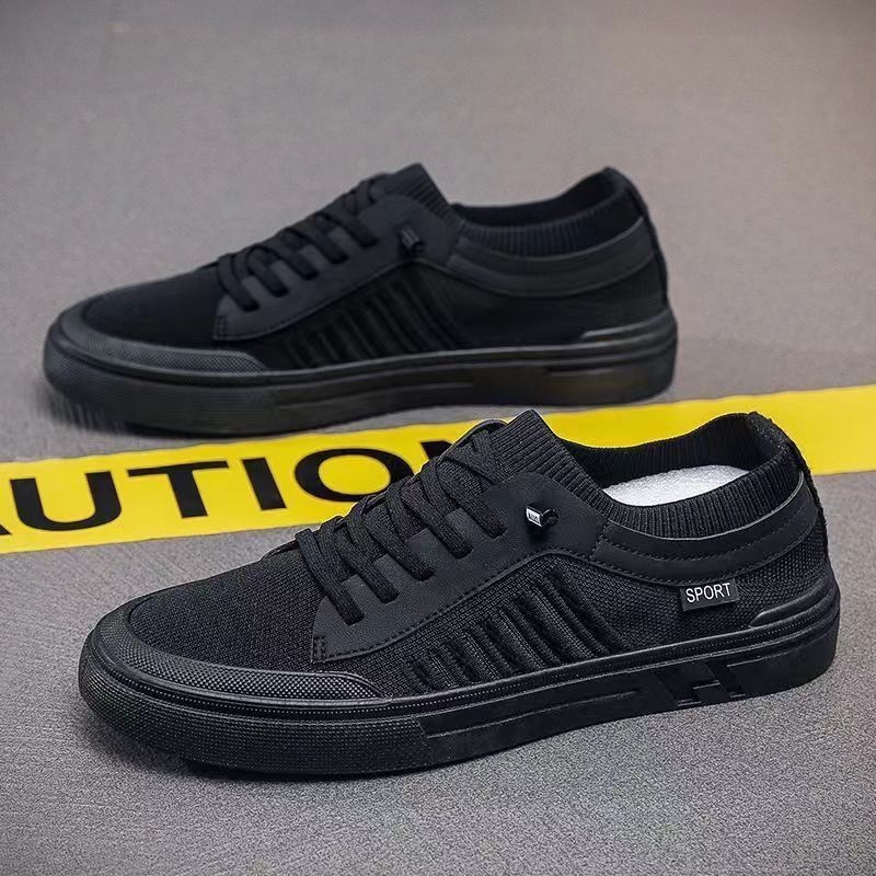 Pantofi sport pentru bărbați, cu talpă moale, respirabili, cu talpă joasă, pentru primăvară și vară, leneși, fără slip-on