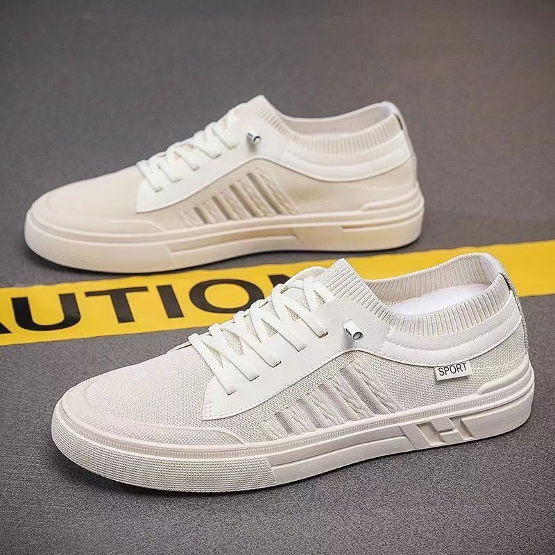Pantofi sport pentru bărbați, cu talpă moale, respirabili, cu talpă joasă, pentru primăvară și vară, leneși, fără slip-on