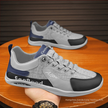 Ανδρικά Παπούτσια 2024 Νέα Χειμερινά Υφασμάτινα Παπούτσια Εργασίας Νεανικά Αναψυχής Αθλητικά Σλιπ-ον Μαλακό Κάτω μέρος Οδήγηση Μοντέρνα Παπούτσια