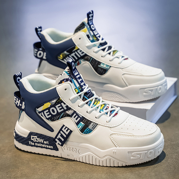 Aukštakulniai vyriški rudens ir žiemos vyriški batai, nišinio dizaino tendencija, „Joker“ jaunimo sportiniai batai, „Xu Heng 6 seasons“.